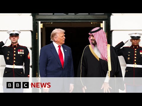 Donald Trump welcomes Saudi Arabia's crown prince to White House | BBC News