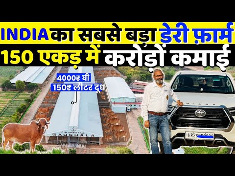 देश का सबसे बड़ा Hi-Tech Dairy Farm | Dairy Farm Business Plan | Dairy Farming |Profitable farming
