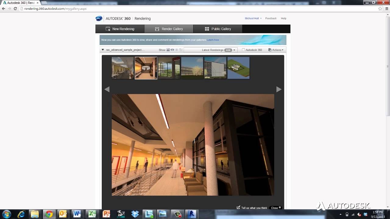 Autodesk 360: Cloud Rendering