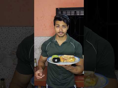 Quick & Easy Bread-Omelette 🍳 Recipe For Bodybuilding 💪🏻 #recipe #recipes #healthy #healthyfood