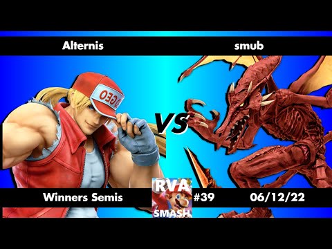 RVA Smash #39: Alternis (Terry) vs smub (Ridley) - Winners Semis - Super Smash Bros Ultimate SSBU