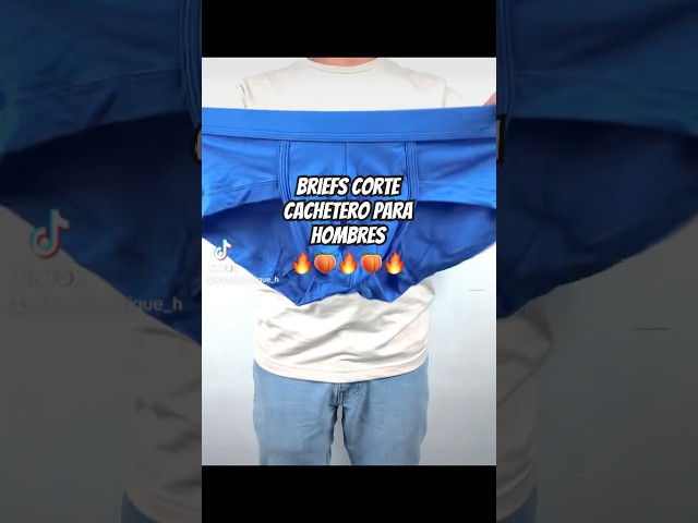 Vídeo relacionado con Tanga con Detalle de para Ropa Interior Masculina Ideal para Actividades Informales de Verano y otoño diseño Elegante Ajuste cómodo Pantalones Cortos fácil Cuidado (Black M)