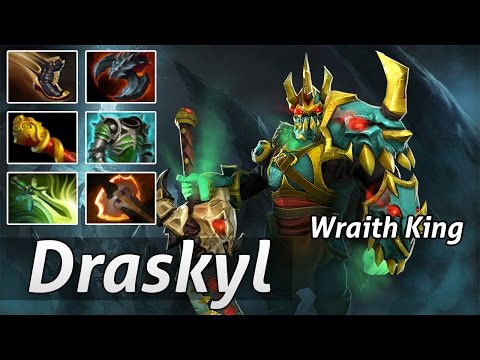 Pro Build Wraith King Battle Fury and Butterfly by Draskyl Dota 2