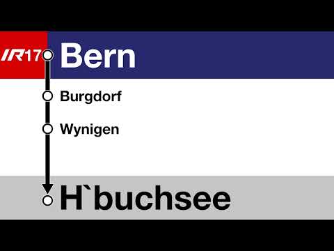SOB Ansagen • IR17 • Bern – Herzogenbuchsee