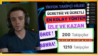 TİKTOK TAKİPÇİ HİLESİ BU KADAR KOLAY MI? | %100 GERÇEK TİKTOK TAKİPÇİ 