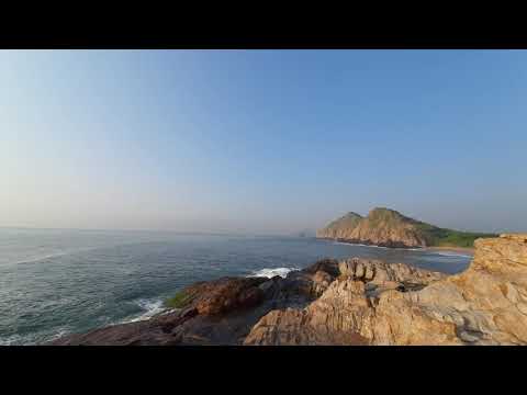 Gangavaram port beach (madhav swamy temple) #visakhapatnam #andhrapradesh #view #shorts #unexplored