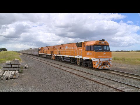JBRE 2TA8  Great Southern Luxury Passenger Train (7/12/2022) - PoathTV Australian Railways