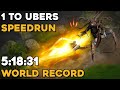 NEW WORLD RECORD LEVEL 1 TO UBERS BARBARIAN SPEEDRUN IN 5 HOURS 18 MINUTES DIABLO 2 RESURRECTED