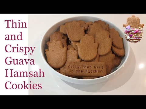 Thin and Crispy Guava Hamsah Cookies