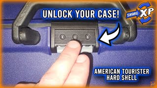 How to Unlock Luggage, Forgot Suitcase Combination - American Tourister, by Samsonite