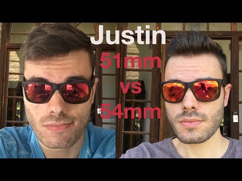 Ray-Ban Justin 51mm vs 54mm