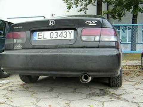 Apexi N1 exhaust in my civic EJ6