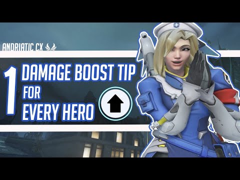 1 DAMAGE BOOST TIP when playing with EVERY HERO! | From a GRANDMASTER MERCY! (Overwatch 2 Guide)