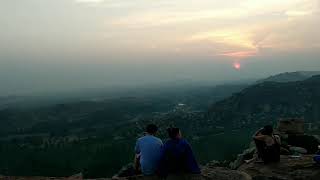 preview picture of video 'Sunset Timeslapse ~ Monkey Temple , Hampi, India'