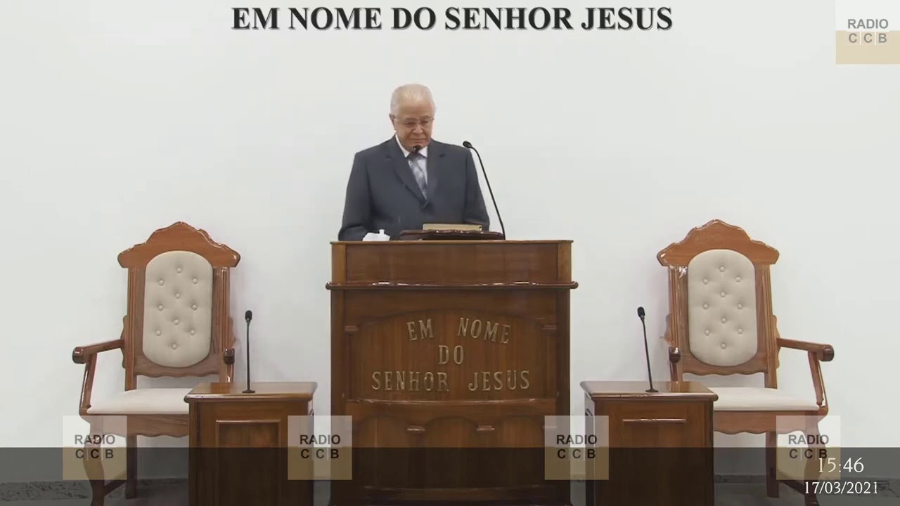 Palavra de Deus CCB/. Jó 1. A  virtude, tentação e perdas de Jó