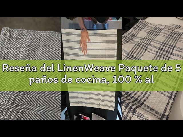 Vídeo relacionado con Sedalinne Juego 4 Paños de Cocina Premium Cuadros/Lisos - Tamaño 50x50 cm - 100% Algodón - Muy Absorbentes - Trapos Cocina. Color Amarillo