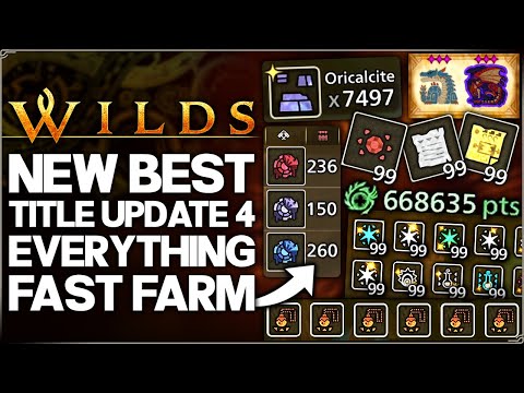 Monster Hunter Wilds - New Best OP EVERYTHING Farm - Title Update 4 Talismans, Gogma Artian & More!