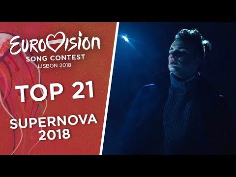 Eurovision 2018 (Supernova 2018/Latvian National Selection) - Top 21