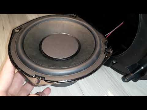 JVC Boomblaster RV-NB75 "Super Woofer" excursion test (re-upload 2018)