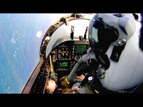 Cockpit View: F/A-18 Super Hornet - Catapult Launch, Arrested Landing