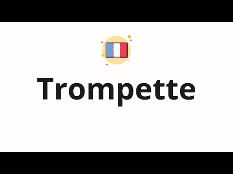 How to pronounce Trompette