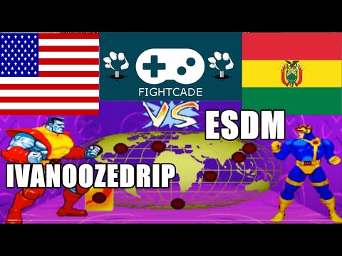 X-Men Children of the Atom: IvanOozeDrip (USA) vs. ESDM (BOL)│Fightcade FT5