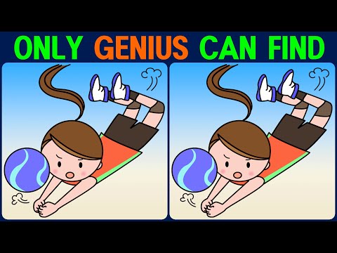 【Find the Difference】 If you've found them all, you're a genius!