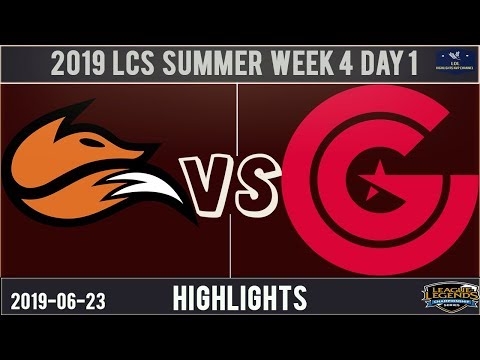 FOX vs CG  Full Game  LCS Summer 2019 Week 4 Day 1| Echo Fox vs Clutch Gaming