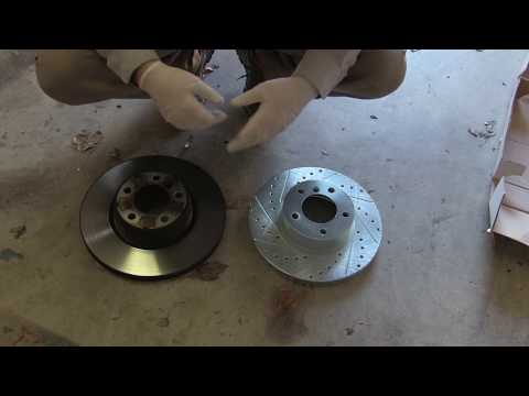BMW F30 328i M Sport Trim Brake Rotor Comparison