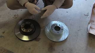 BMW F30 328i M Sport Trim Brake Rotor Comparison