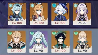 【原神】Ver.Luna VI a 螺旋12層 凍結エウルアPT＆風＋物理型ファルカで星9攻略【Genshin Impact】