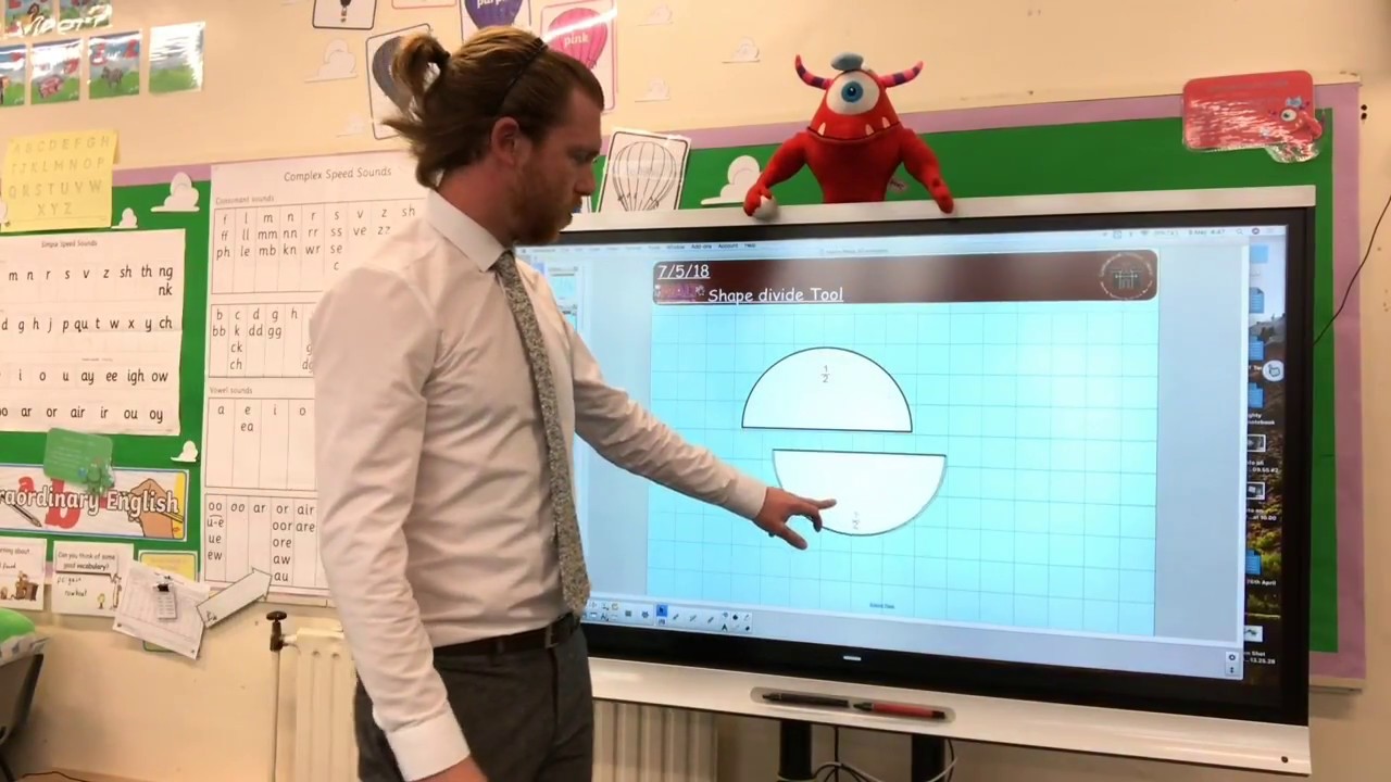 SMART Notebook Tools: Shape Divide