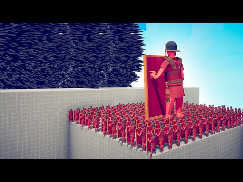 CAN 100x SHIELD BEARER CROSS THE BRIDGE? - TABS | Totally Accurate Battle Simulator 2023