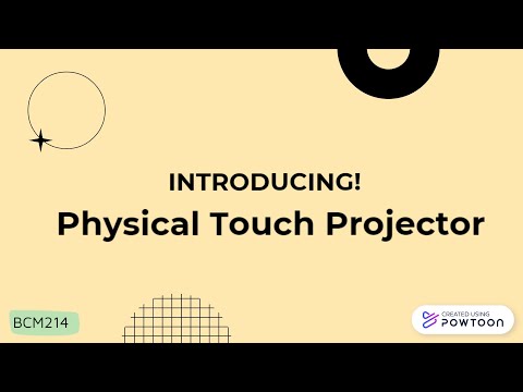 BCM214 Physical Touch Projector (PTP) Introduction