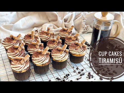 CUP CAKES DE TIRAMISÚ