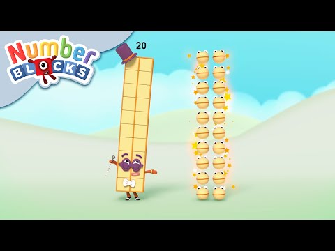 @Numberblocks- Counting to Twenty! 🧮 | Back to School | Learn to Count