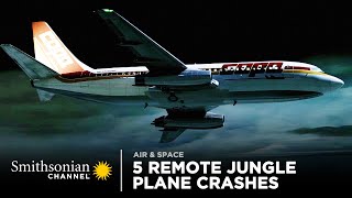 5 Remote Jungle Plane Crashes 🛬 Air Disasters | Smithsonian Channel