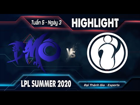 [HighLights] [DMO vs IG] [LPL MÙA HÈ 2020] [W5D3] [01.07.2020] [ALL GAMES]