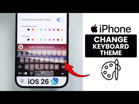 [iOS 26] How to Change iPhone Keyboard Theme - Change Keyboard Background