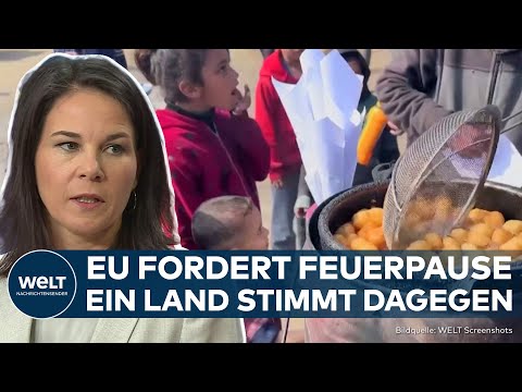 KRIEG IN NAHOST: "Sofortige Feuerpause"! 26 EU-Staaten fordern humanitäre Waffenpause im Gaza-Krieg