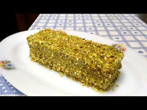 Mattoncino dolce al pistacchio - Torta di biscotti #79