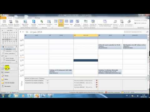 comment regler l'heure sur outlook