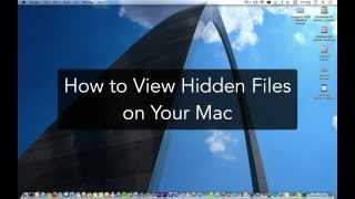 How To View Hidden Files on Your Mac