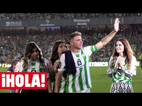Joaquín se despide  del fútbol arropado por su familia y amigos como Niña Pastori o Alejandro Sanz