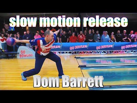 Dom Barrett slow motion release - PBA Bowling