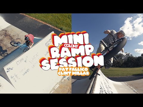 Knox Mini Ramp Session - Pat Fallico & Clint Millar - Colony BMX