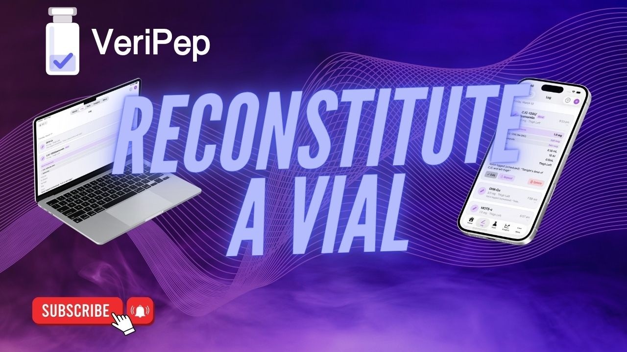 How to Create Your First Vial & Log an Injection