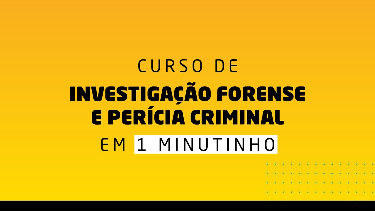 Reproduzir vídeo Uniasselvi Investigação Forense E Perícia Criminal Uniasselvi Investigação Forense E Perícia Criminal