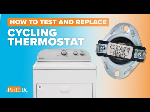 Dryer Not Heating?! How to replace Cycling Thermostat part # WP3387134 Whirlpool Maytag Amana