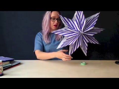 Make a paper bag star in under 5 minutes